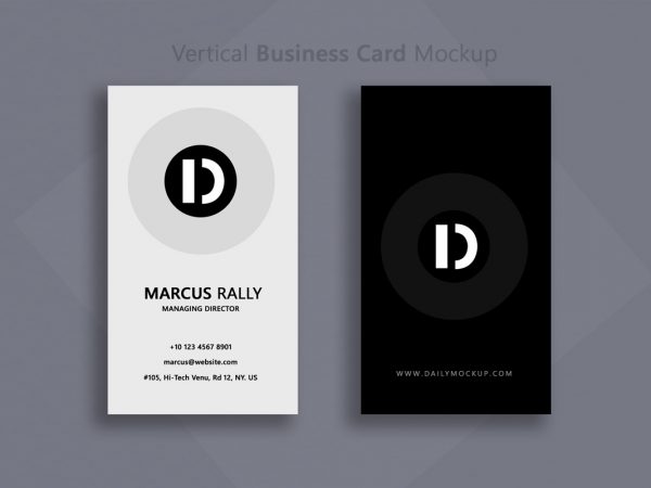Vertical Business Card