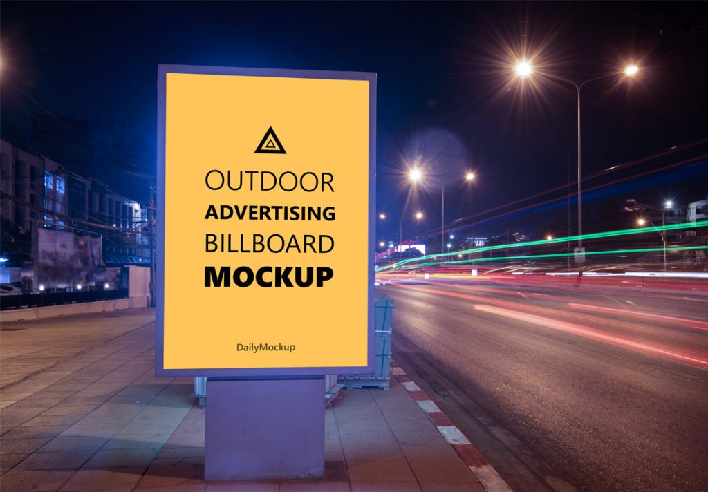 Advertising Billboard Mockup Free