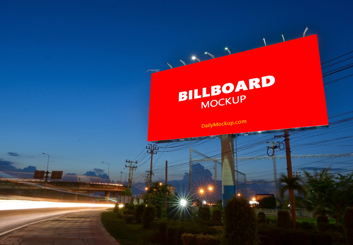 billboard psd mockup