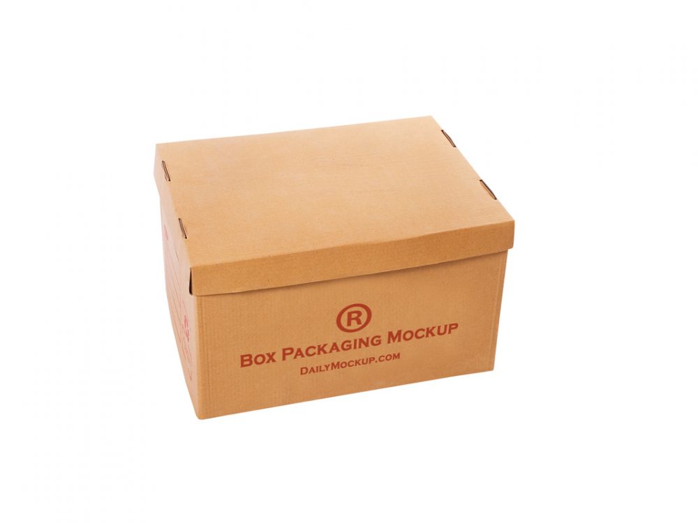 Box Packaging Mokcup