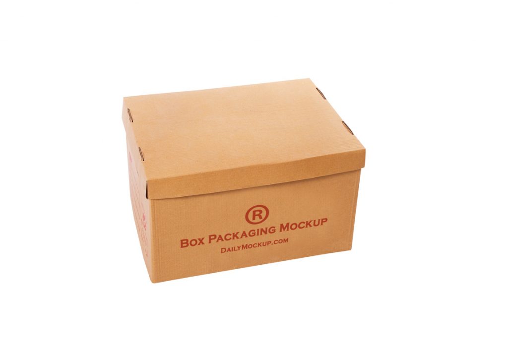 Box Packaging Mokcup