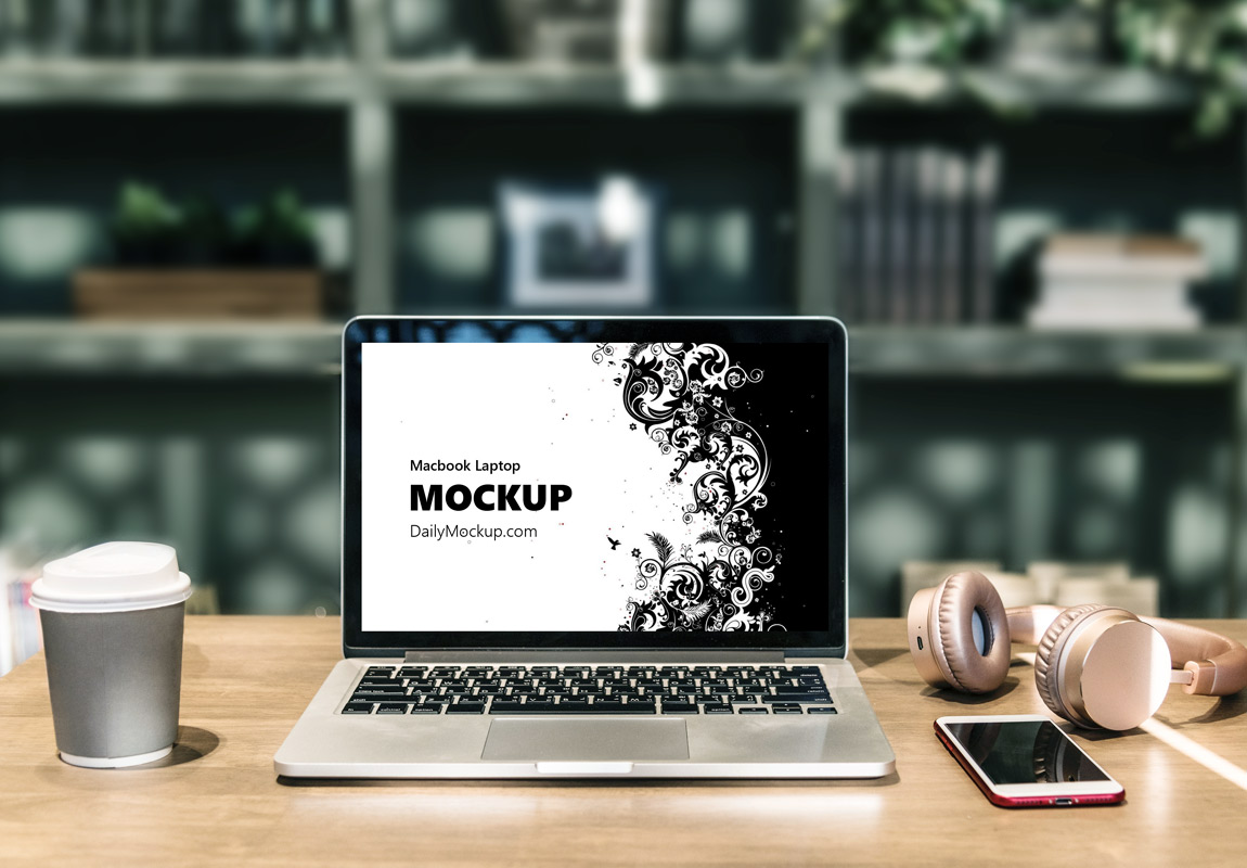 Download Free Macbook Mockup PSD 2021 - Daily Mockup