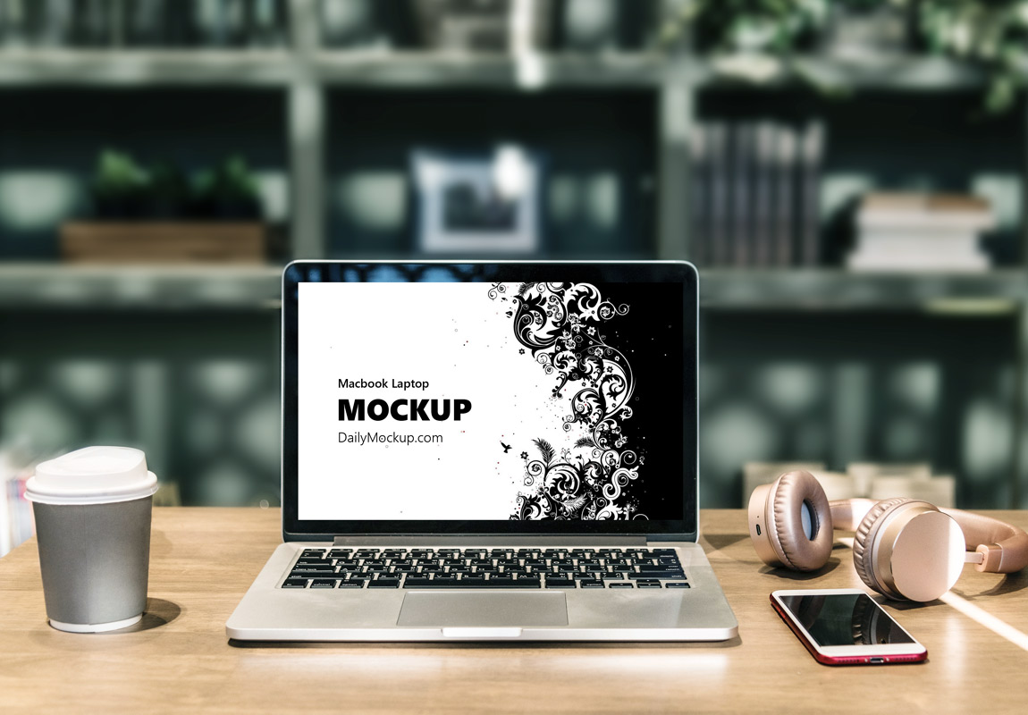 Download Free Macbook Mockup Psd 2021 Daily Mockup