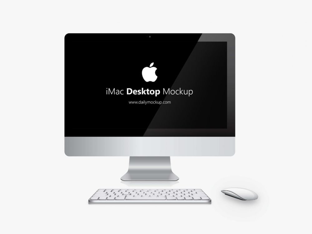 Download iMac Desktop Mockup Free PSD 2020 - Daily Mockup PSD Mockup Templates