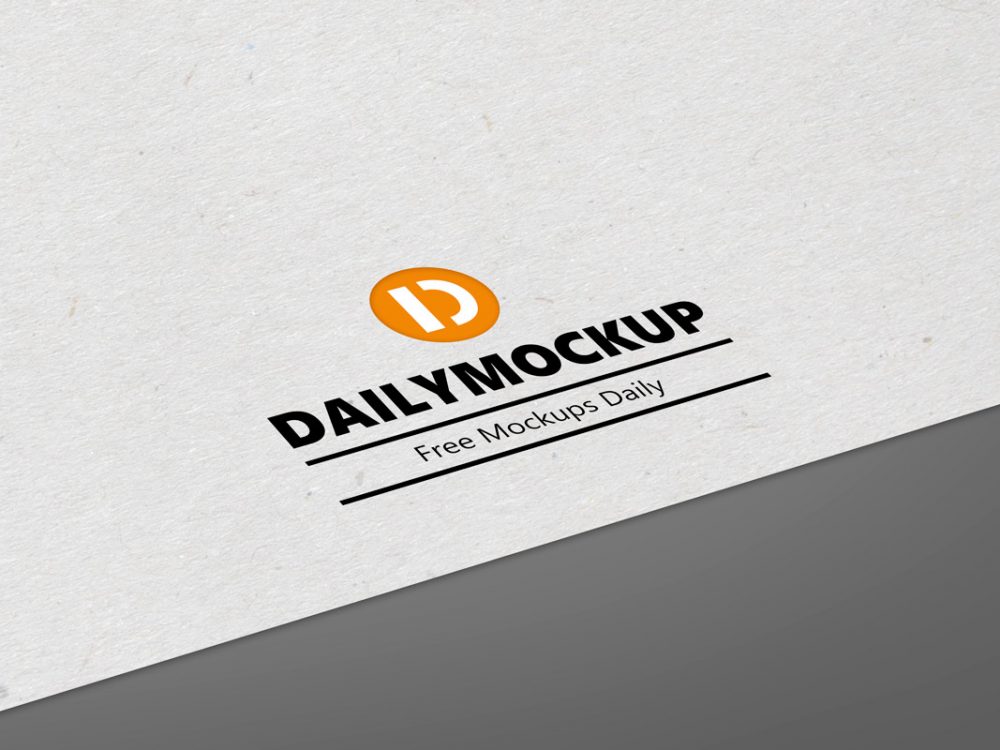 Logo Mockups Paper Edition Graphicburger