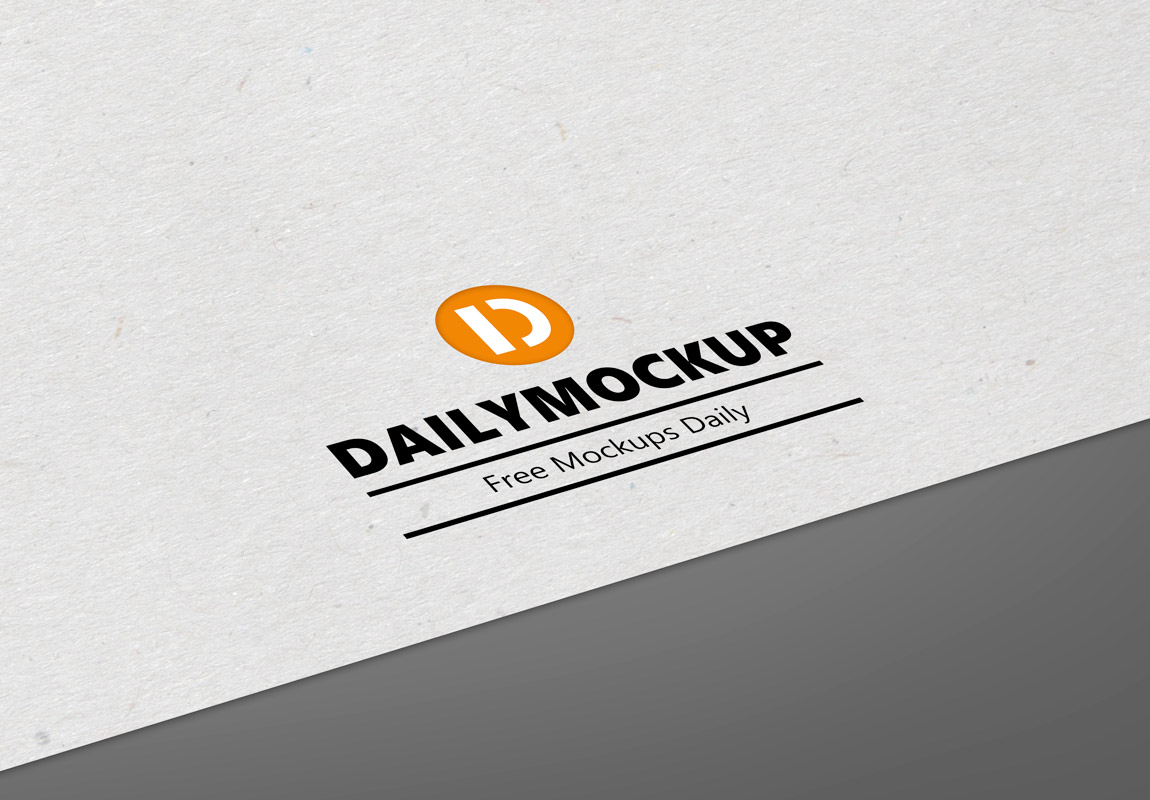 Download Logo Mockup Free PSD 2021 - Daily Mockup