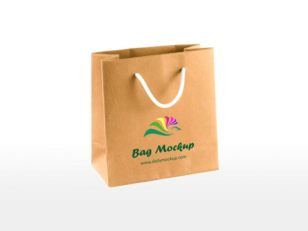 Download Free Paper Shopping Bag Mockup 2021 - Daily Mockup