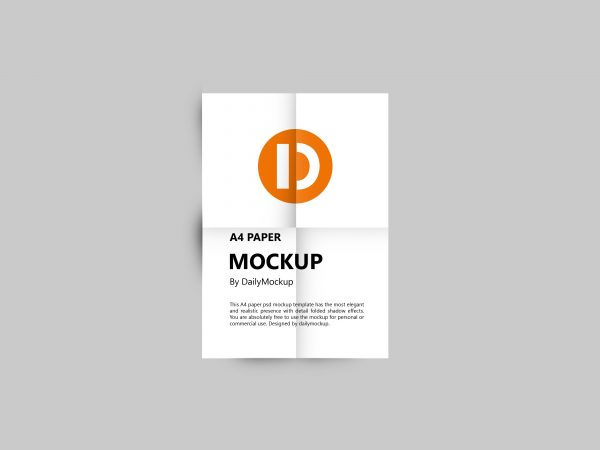 Download Best Free A4 Mockup Psd Template 2020 Dailymockup