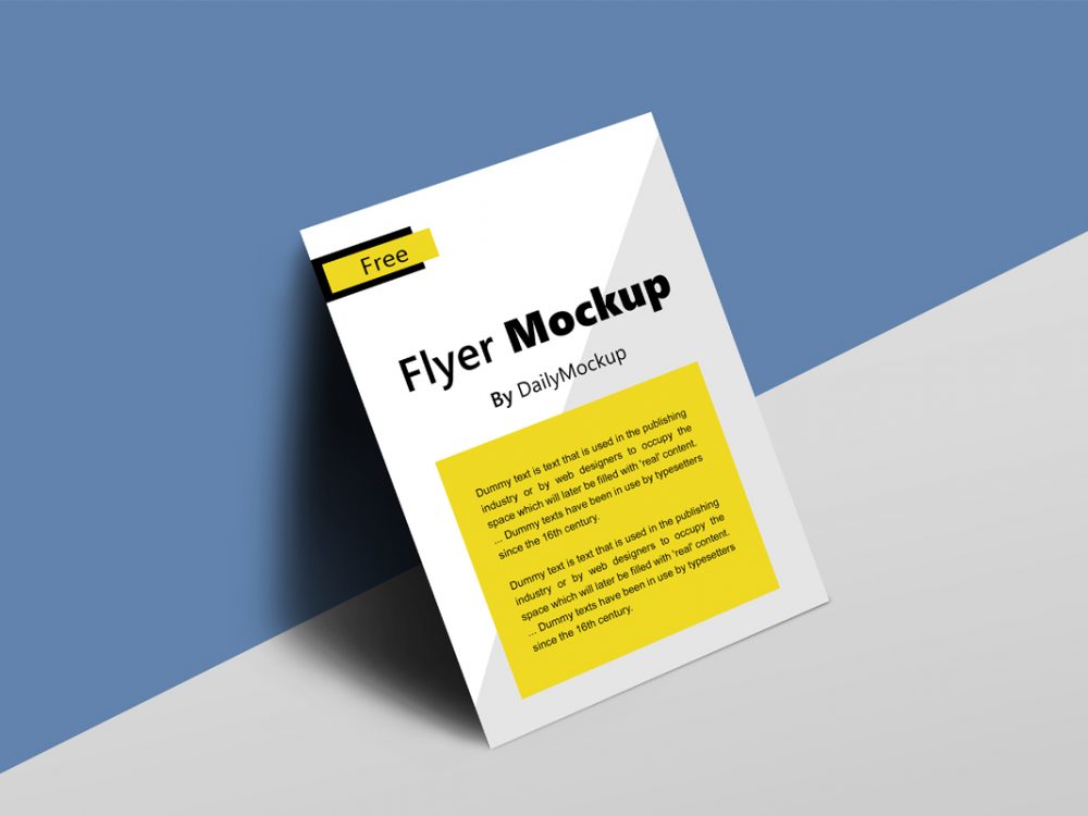 Free Flyer Mockup