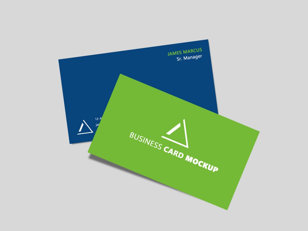 PSD Business Card Mockup