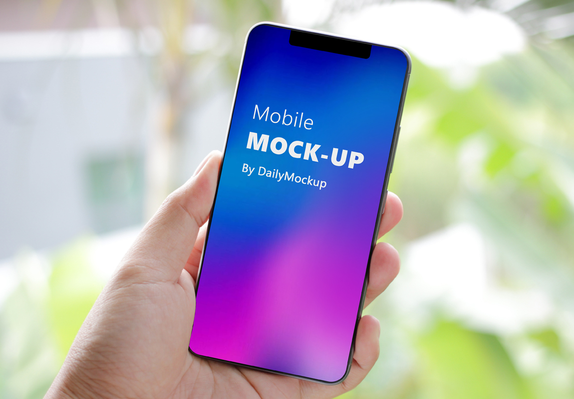 Mobile phone mockup free psd Idea