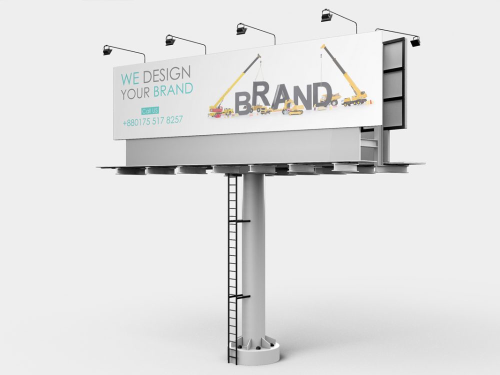 Billboard Mockup Design Free