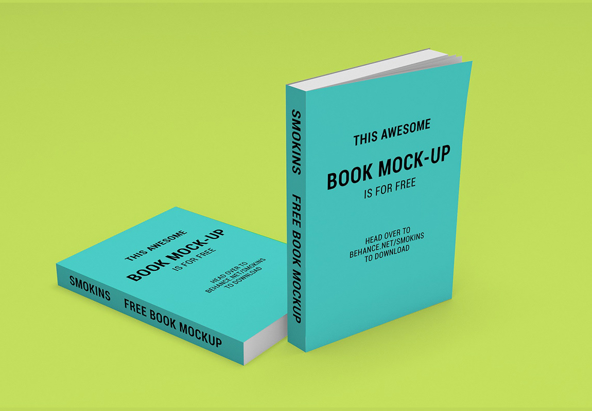 Download Free Book Mockup PSD Template 2021 - Daily Mockup