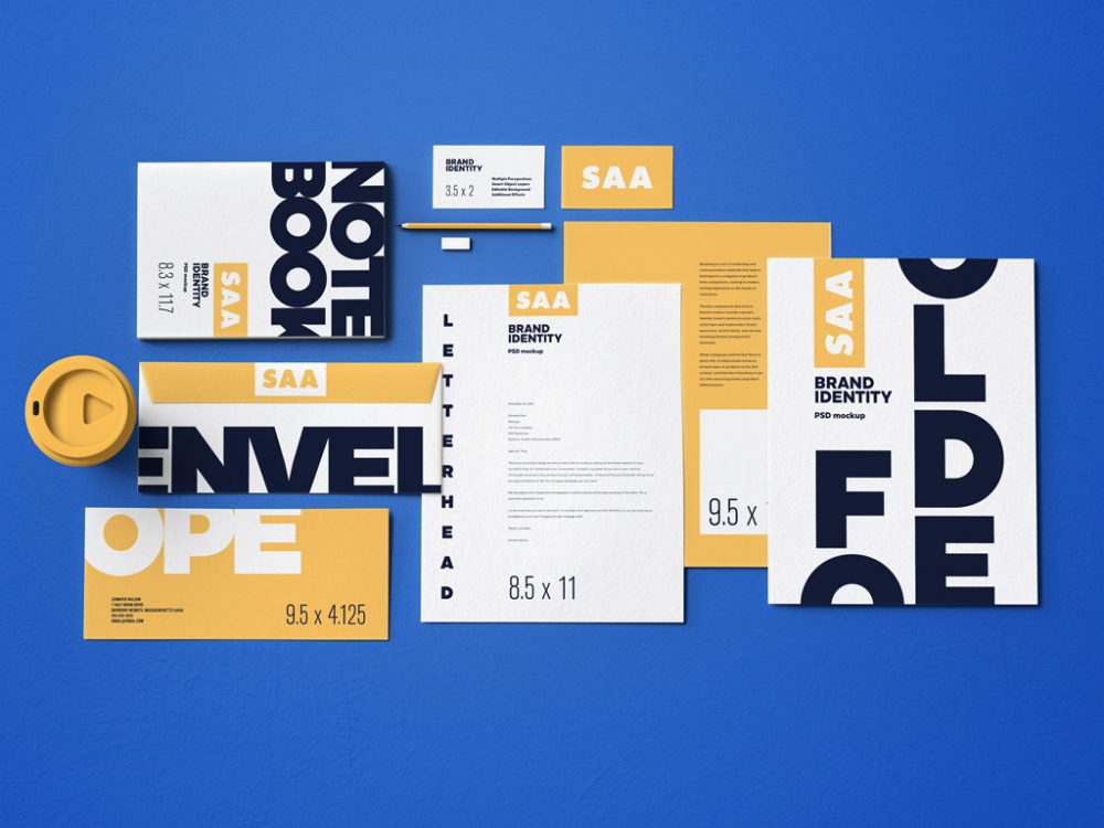 Download Brand Identity Design Mockup Free Psd Set 2020 Daily Mockup Yellowimages Mockups