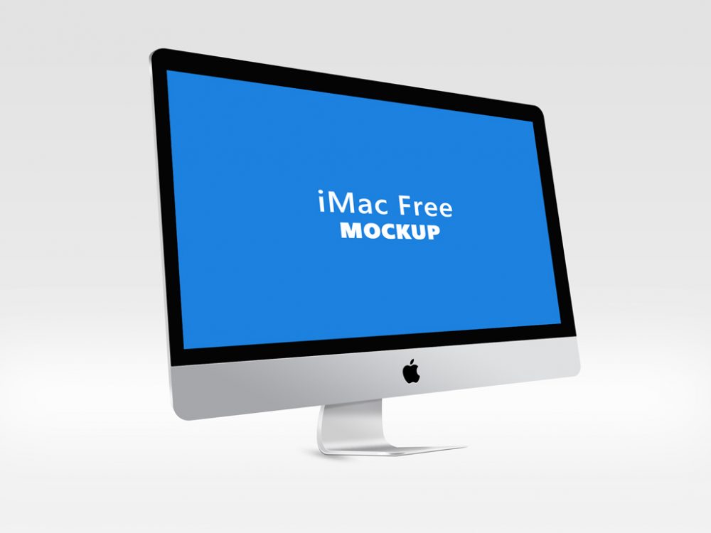 imac mockup free psd