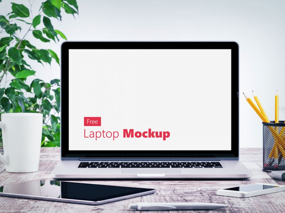 Laptop Mockup Free PSD File Download 2021 - Daily Mockup