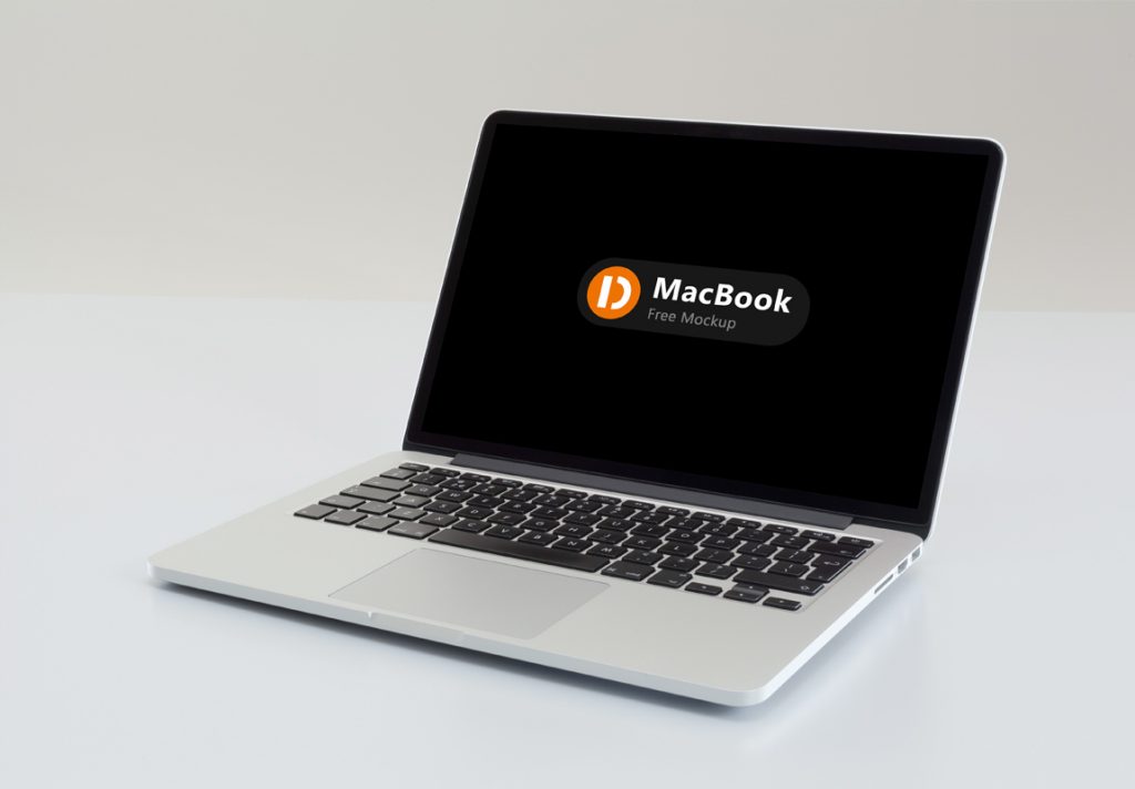 MacBook Free PSD Mockup