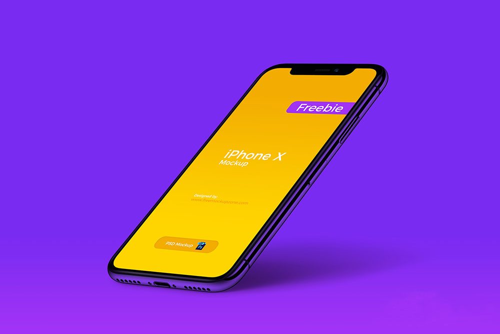 Free iPhone X Mockup PSD 2021 - Daily Mockup