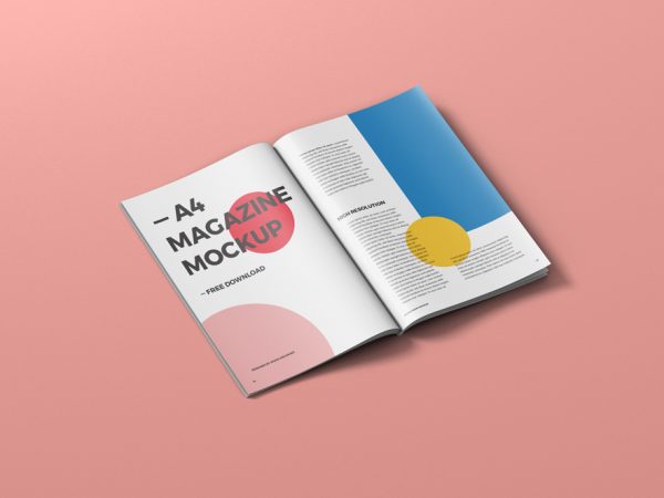 Download Free Magazine Mockup Psd Templates 2020 Dailymockup
