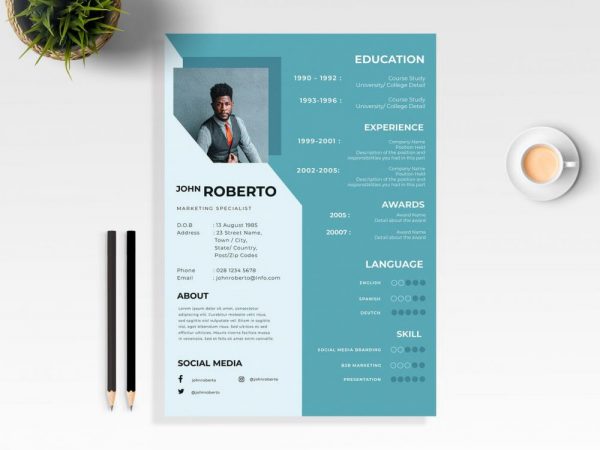 Download 2021 Best Resume Templates Free Download Daily Mockup