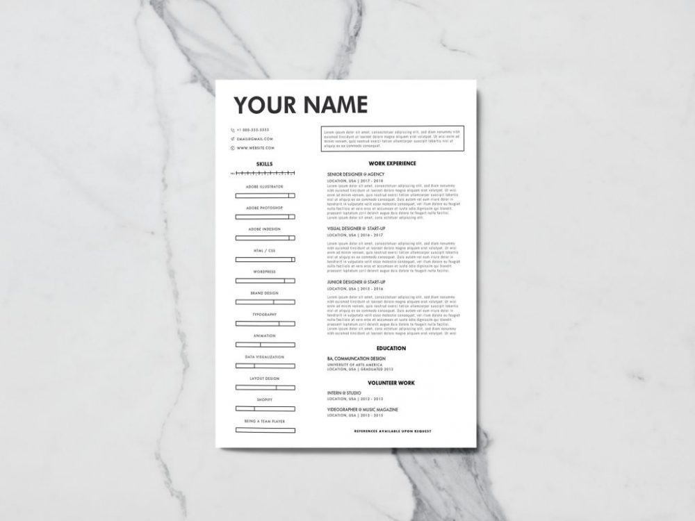 Free Simple Resume