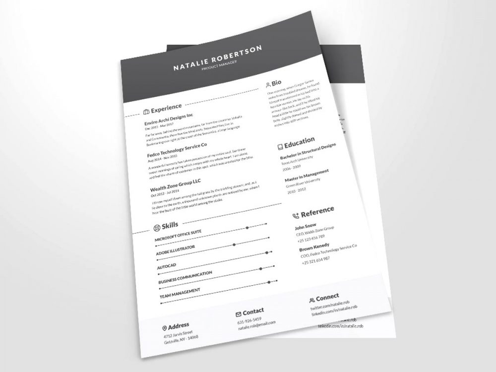 Clean Resume Template