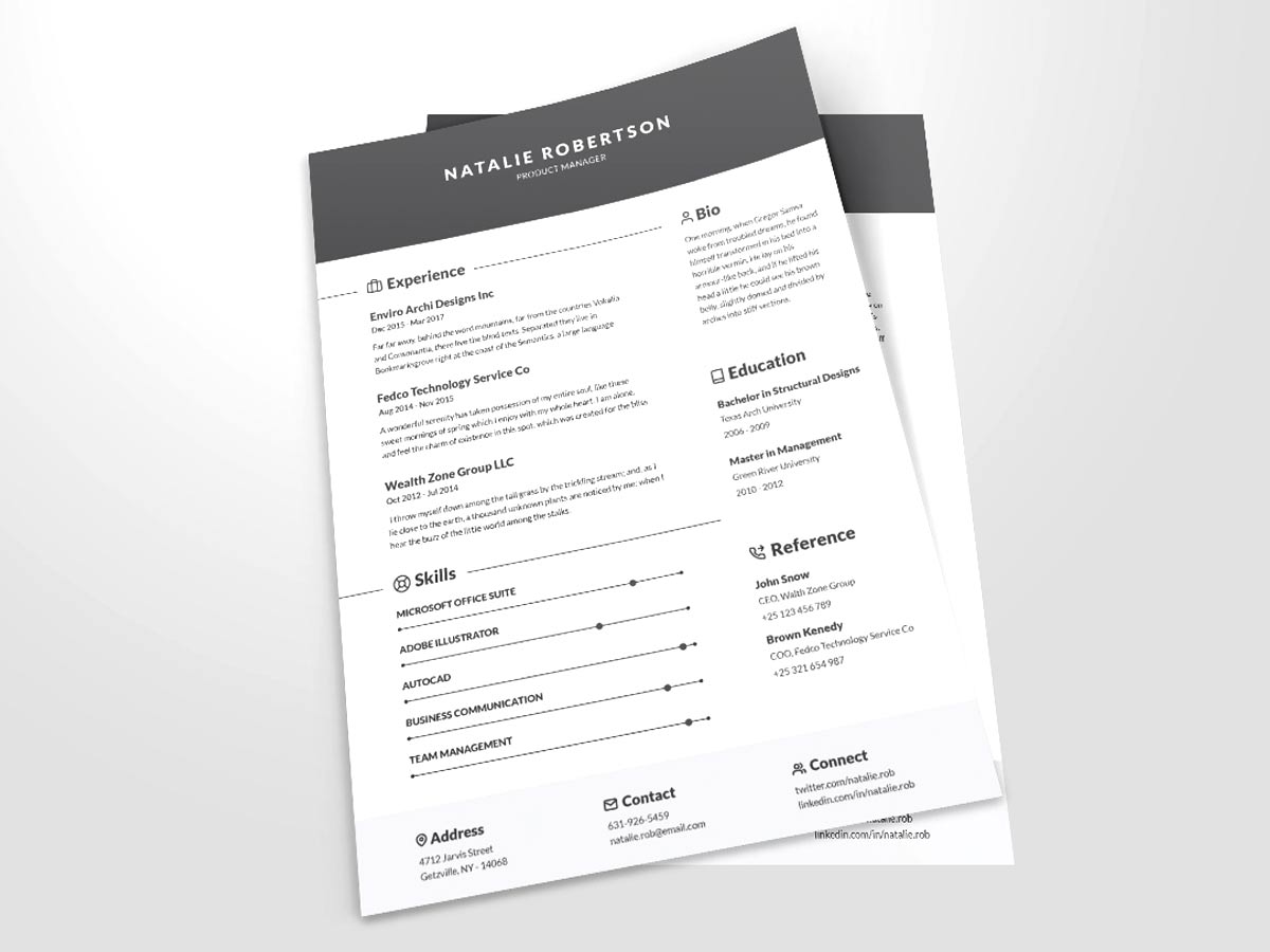 clean-resume-cv-template-by-resume-templates-dribbble-dribbble-riset