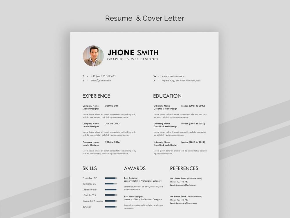 Resume Template in Word