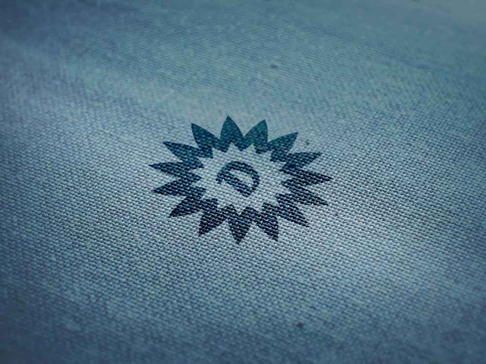 Download Free Logo Mockup On Wool Fabric Texture 2021 Daily Mockup