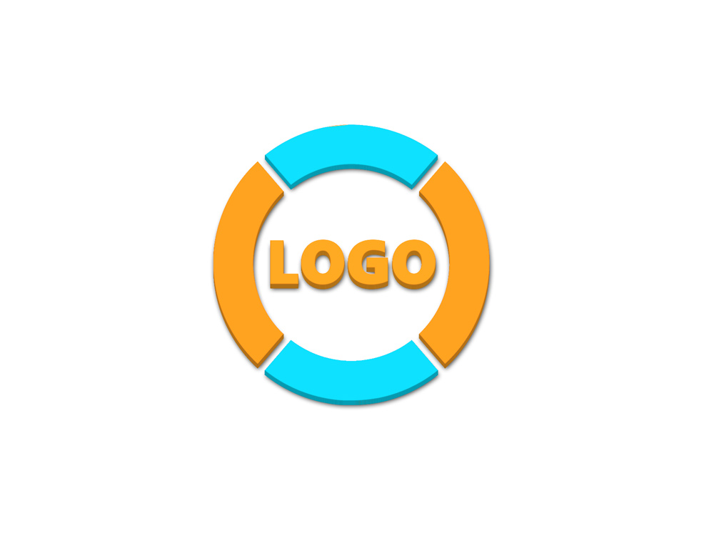 Simple Free 3D Logo Mockup