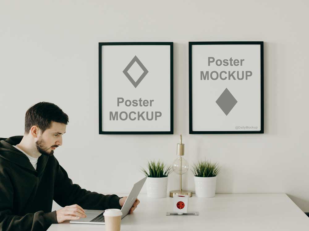 Download Office Poster Mockup Psd 2021 Daily Mockup